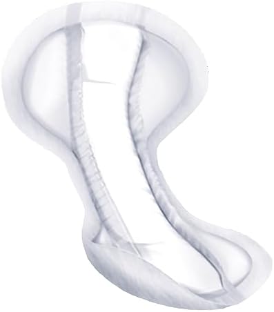 Attends Shaped Pads Super Unisex Incontinent Pad Contoured 13 X 27.2 Inch SPSA, 80 Ct