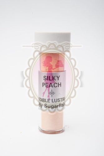 Sugarflair SILKY PEACH Edible Lustre Dust Powder - Cake decorating shimmer