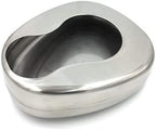 Bedpan for Women Men Elderly Female Male Bedridden Patient Hospital Home Bed Pan Emergency Device (Stainless Steel)