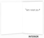 Funny Birthday Card for Step Dad,Happy Father's Day Gifts from Step Daughter Son,Bonus Dad Fathers Day Card Gift