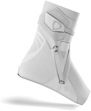 BETTERGUARDS 3.0 Ankle Brace, Ultra-Light Compression Support for Sprains & Injury Recovery, Double Sleeve Wrap for Men & Women, Ideal for Basketball, Soccer & All Sports (White, M, Left)