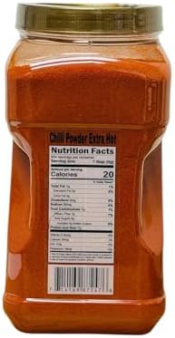 Desi Kitchen Chilli Powder Extra Hot (Tikhi Mirch) – Premium Indian Red Chili Powder | Pure & Natural, No Artificial Colors or Additives | Non-GMO | 5lb (80oz) | Packed by Rani Foods Inc.