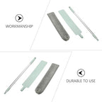 Cabilock Extendable Microfiber Duster with Washable Head, Household Dust Cleaner Tool for Bed Base and Corner Cleaning, Soft Flexible Handle for Home Dust Sweeping