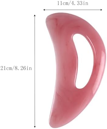 Large Gua Sha Massage Tool, Lymphatic Drainage Massager, Muscle Scraping Massage Tools, Body Sculpting Anti Cellulite Tools for Man and Women (Pink)