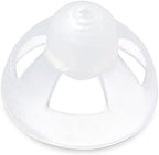 Hearing Aid Ear Piece Open Domes Transparent Soft Silicone Comfortable Ear Tips Invisible 1PCS 6mm