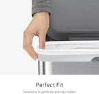 simplehuman Code C 100 Count, Dispenser Packs Custom Fit Liners, Drawstring Trash Bags, 10-12 Liter / 2.6-3.2 Gallon, White