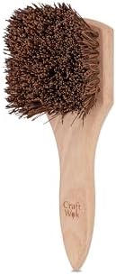 Craft Wok Wooden Square Wok Cleaning Brush/Scrubber / 732W8-F