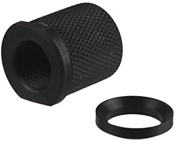 Steel Adapter to Convert 1/2x36 TPI Thread to 5/8x24 TPI Thread or with Thread Protector, Free Crush Washer (Adapter+ Thread Protector)