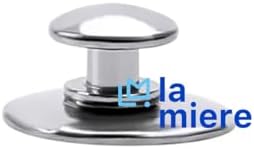 LA MIERE 10Pcs Dental Orthodontic Lingual Button Bondable Stainless Steel Round Base (Bondable Buttons Round)