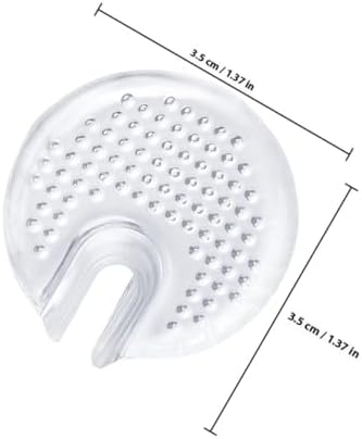 5 Pairs 5 Pairs of Professional Non-Slip Sandal Cushions Transparent Soft Forefoot Pads for Summer Sandals Adhesive Metatarsal Pads Toe Pressure Relief and Foot Protection