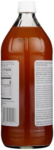 Fairchild's Organic Raw & Unfiltered Apple Cider Vinegar, 32 FZ