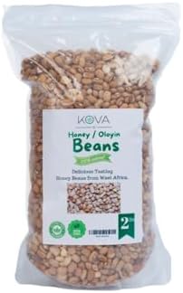 Kovafood West African Honey Beans, Sweet Beans, Ooloyin, 2 LBs