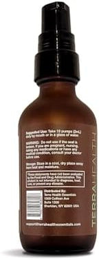 Terra Health Essentials Liposomal Vitamin D3 + K2 with CoQ10 & Selenium - High Absorption Liquid Supplement for Bone & Heart Wellness, Calcium Support, Immune & Mood Balance - 2oz, 30-Day Supply