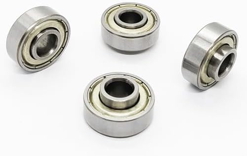 Wheelchair Caster Bearings,Wheelchair Front Wheel Bearings,Transport Chairs,Rollator,Wheelchair Universal Replacement Parts,ID8.0*OD22*T11mm,Compatible with 8.0MM(5/16") Wheel axles,STDS1011,(4pcs)