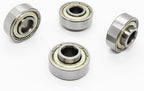 Wheelchair Caster Bearings,Wheelchair Front Wheel Bearings,Transport Chairs,Rollator,Wheelchair Universal Replacement Parts,ID8.0*OD22*T11mm,Compatible with 8.0MM(5/16") Wheel axles,STDS1011,(4pcs)
