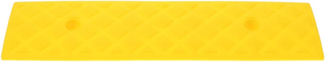 INOOMP Rubber Door Threshold Ramp for Home Entrance Non-Slip Wheelchair Ramp Mat 50x13x4cm for Indoor Outdoor Use