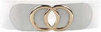 Swtddy Women's Elastic Wide Stretchy Waist Cinch Belt Waistband For Dresses