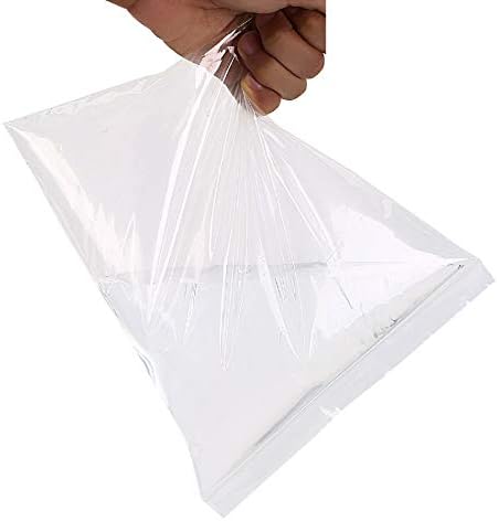 AM-Ink 200-Pcs 6x9 Poly Self Sealing Storage Reclosable Resealable Clear Plastic Bags 2 MIL