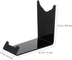 FOMIYES 2pcs Acrylic Electric Razor Stand Display Holder for Beard Trimmer and Nose Hair Shaver Storage Brackets for Men's Bathroom Desktop