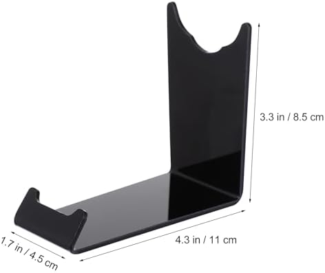 Abaodam Electric Razor Holder Stand 2pcs Acrylic Storage Brackets for Electric Shaver and Nose Hair Trimmer Desktop Display Rack for Men's Shaving Accessories