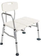 Shower Seat,Shower Chairs for Seniors,Shower Bench Seat with Back Safety Support Adjustable Elderly Bath Tub Chair Shower Stool Bathroom Toilet Stool Aluminum Alloy,Shower Bench,Wh