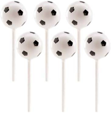Dekora, Football Cupcake Toppers, Game Day Party Decorations, 6 Units