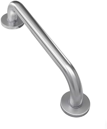 AmazerBath Shower Grab Bars for Bathtubs and Showers, Handicap Grab Bars for Shower Anti Slip, Shower Grab Bars for Senior for Wall Stainless Steel, Holds up to 500LBs, 12" L x 1" D, Brushed Nickel