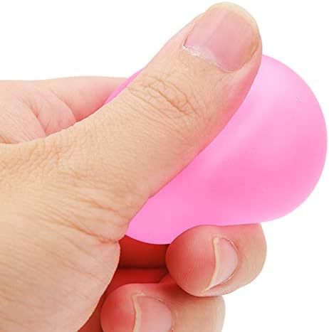 Decompression Ball,5PCS Sugar Balls Relieve Pressure Unbreakable Squeeze Stress Sugar Balls for Boys Girls Adult (4cm)