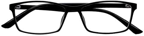 Mens Womens +2.00 Black Retro Photochromic Reading Glasses Readers Spectacles Eyeglasses Student Eyewear