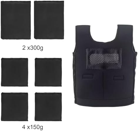Weighted Vest for Kids with Sensory Issues, Kids Calming Weighted Compression Vest for Children - Include 6 Removable Weights