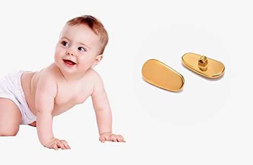 2 Pairs Ceramics Glasses Nose Pads Myopia Glasses Screw Type Nose Pad Accessories - Rose Gold