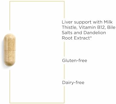 Integrative Therapeutics Lipotropic Complex - Liver Support Supplement for Adults* - Includes Milk Thistle & Vitamin B6 and B12 - Gluten-Free & Dairy-Free - 90 Count (45 Servings)