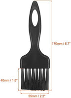 uxcell 2 Pcs Anti Static ESD Brush Plastic Handle Nylon Lab Cleaning Brushes for Electronics Keyboard PCB BGA Repair Soldering, 40x55mm Bristles