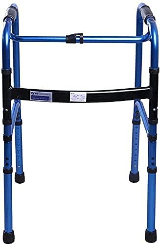 Walkers for Seniors Walkers for The Elderly Walker,Lightweight Folding Rollator Walker Walking Frames for The Elderly Lid Mobility Aid Adjustable Height Lightweight Aluminium Drive Walker for Seni ()