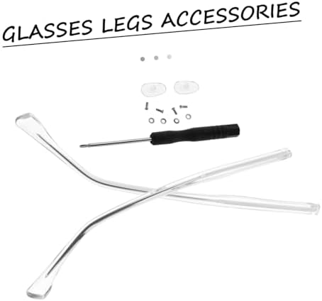 Didiseaon Glasses Repair Kit Replacement Eyeglasses Temples Comfortable Temple Tips