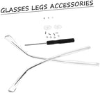 Didiseaon Glasses Repair Kit Replacement Eyeglasses Temples Comfortable Temple Tips