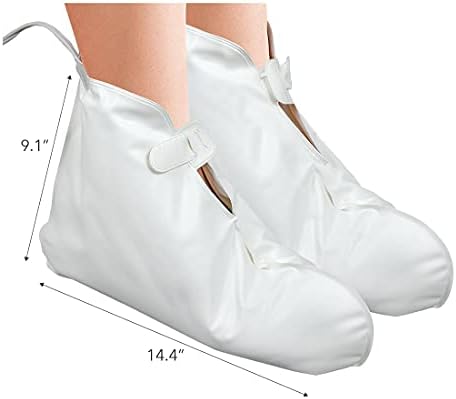 ForPro Professional Collection Premium Heated Booties, Electric Thermal Moisturizing Foot Warmers for Spa Treatments, Dual Temperature Settings, 1-Pair