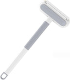 Three in One Non-Disassembly Screen Brush, Glass Scraper, Double-Sided Dry and Wet Cleaning Tool, Gap Brush, Multi-Functional (Grey White)