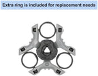 SH30 Replacement Heads Compatible with Philips Shavers Series 1000, 2000 And 3000, Replacement Blades for Norelco 3000 with 6pcs Blades And 1pcs Retaining Ring