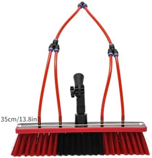 DYRABREST Water Fed Pole Kit Window Cleaning Brush Outdoor Window Glass Solar Panel Cleaning Extendable Telescopic Pole Water Fed Brush Spray Washer (US Stock)