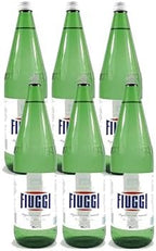 Fiuggi Still Natural Mineral Water - Refreshing Taste & Hydration (6 x 1L Glass Bottles) | From Italy | Naturally Low-Sodium