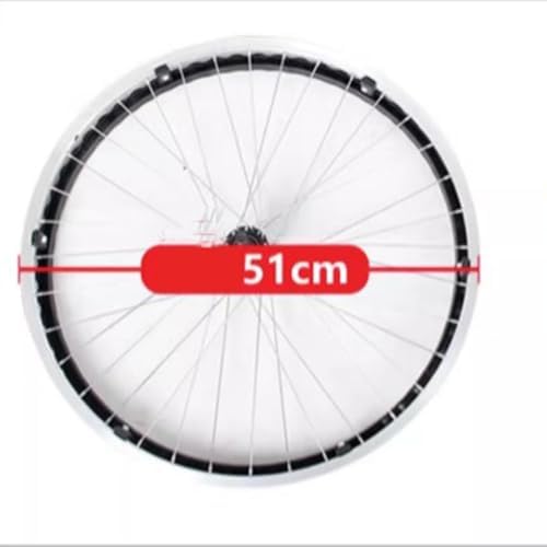 22 Inch Manual Wheelchair Wheel Polyurethane Solid Tire Suitable for A Variety of Wheelchairs(Black)