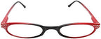 Calabria 833 Dazzles Crystal Bling Oval Reading Glasses Women Cute Single Power Readers Stylish Eyeglasses w/Hard Case