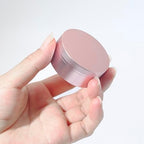 Small Pill Case 3 Compartments, Metal Round Portable Pill Box, Waterproof Travel Pill Organizer, Pocket Purse Medicine Vitamin Holder EDC Container (Rose Gold)