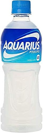 Aquarius Sports Drinks PET (500ml) 16.9 fl.oz. (Pack of 10) - MADE IN JAPAN