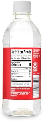 Amazon Saver, Distilled White Vinegar, Great for Cooking and Cleaning, 16 Fl Oz