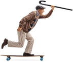 Honcloud 2Pcs Old Man Inflatable Cane Costume Accessories PVC Blow Up Cane Walking Stick Crutch Gag Gift Senior Retirement Party Decorations Gifts Santa Claus Costume