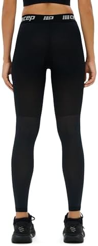 CEP Footless Recovery Compression Tights for Women | 20-30mmHg Performance Tights for Post-Workout Healing | Run Better
