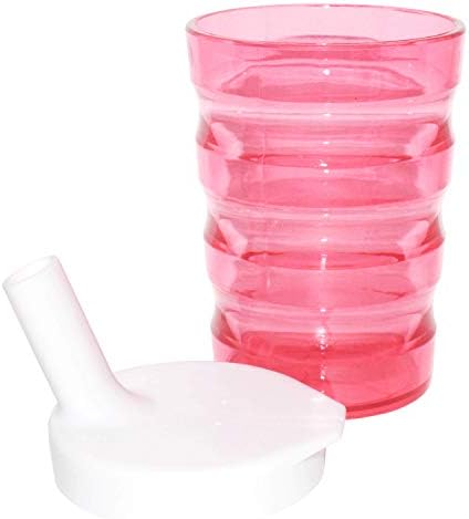 Rehabilitation Advantage Long Spout Feeding Cup Red