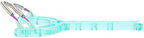 ANGGREK Hair Remover Portable Face Lips Hair Epilator Removal Plastic Spring Device Beauty Tool 2 Colors(Green)